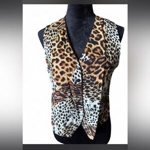 VTG Leopard Print Women's Vest
